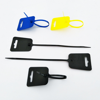 Legături din nylon pentru etichete de raft, 5x200mm, grosime 1,3mm, 100 buc. în pachet, Jingchuan