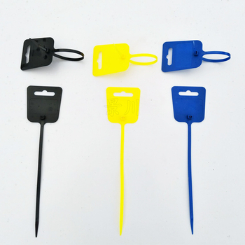 Legături din nylon pentru etichete de raft, 5x200mm, grosime 1,3mm, 100 buc. în pachet, Jingchuan