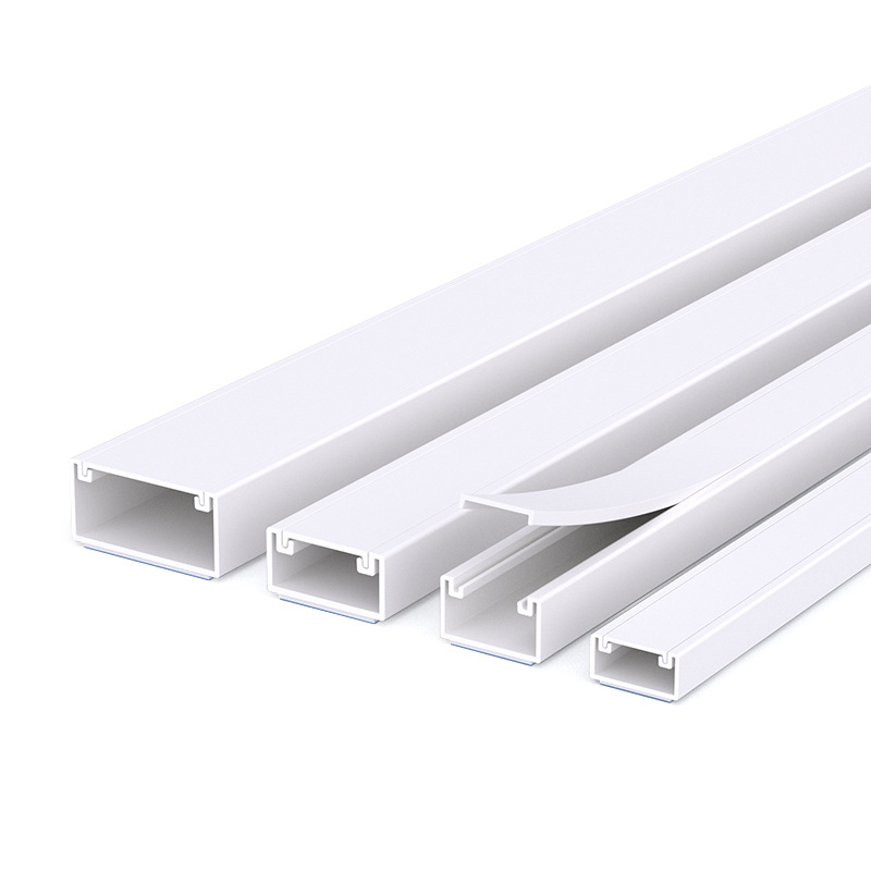 Мостовиден PVC кабелен канал с лепяща подложка, марка Zuo Yougong, подходящ за кабелна инсталация в дома, офиса и фабриката