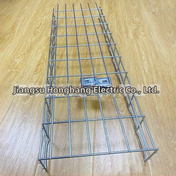 Καλωδιακός δίσκος τύπου γέφυρας με μεταλλικό πλέγμα, γαλβανισμένος χάλυβας, μάρκα Honghang, για διανομή και μεταφορά