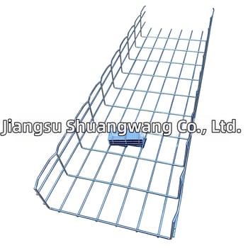 Καλωδιακός δίσκος τύπου γέφυρας με μεταλλικό πλέγμα, γαλβανισμένος χάλυβας, μάρκα Honghang, για διανομή και μεταφορά