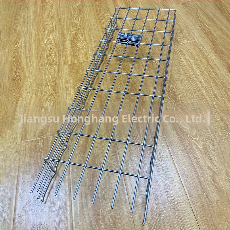 Καλωδιακός δίσκος τύπου γέφυρας με μεταλλικό πλέγμα, γαλβανισμένος χάλυβας, μάρκα Honghang, για διανομή και μεταφορά