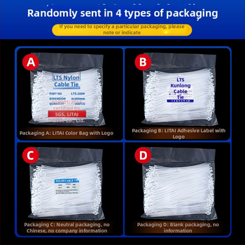 Legături auto-blocante pentru cabluri, PA66, model 3x100 ne-standard, rezistență la foc 0.97