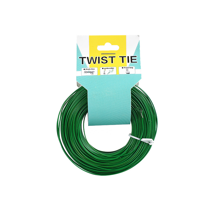 Namų sodo rinkinys vynuogėms palaikyti: surišimo virvė ir fiksavimo virvė; medžiaga: PE + cinkuota viela