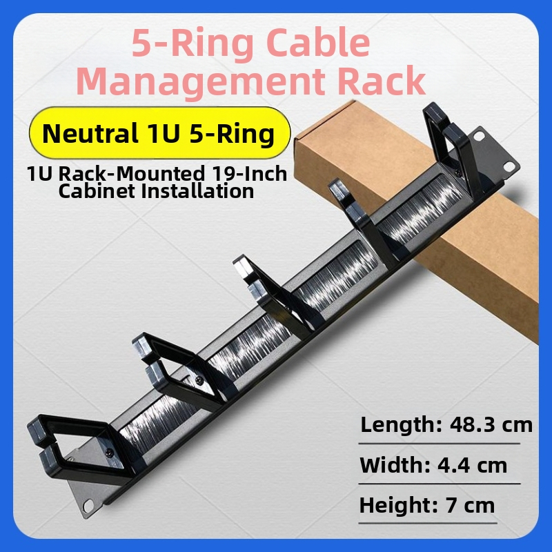skapja kabelu vadības rāmis ar birsti, plastmasas, modelis 017, piemērots tīkla kabeliem