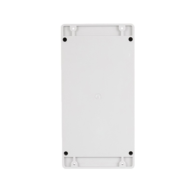 Kültéri IP65 vízálló elosztó doboz fülös felületre szerelhető ABS műanyagból, terminálokkal, falra csavarozható