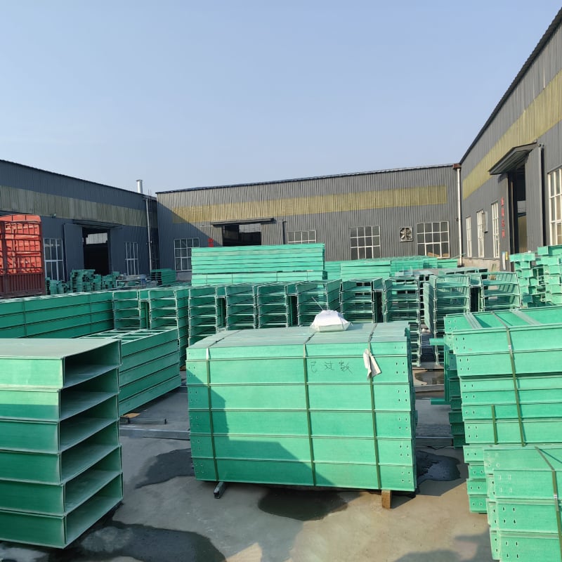 Üvegszálas kábelhíd – grooved/létra/paletta/íves lemez típus, Guoli, üvegszálas váz, ISO 9001