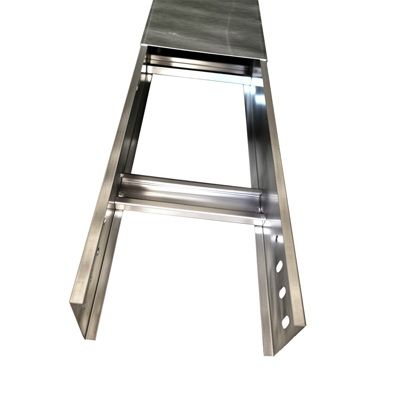 Bulong Electric létra típusú kábelcsatorna, galvanizált/ alumínium ötvözet/ rozsdamentes acél kivitel, testreszabható, nagy létesítményekhez (raktárak, parkolóházak, számítógépes szobák, iskolák, gyárak)