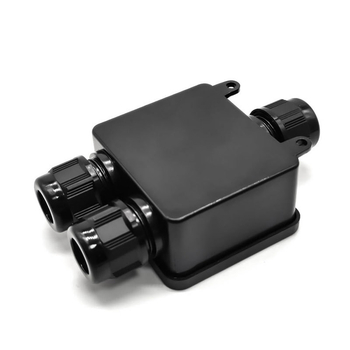 Cutie de joncțiune pentru cabluri cu trei căi IP68, impermeabilă, pentru exterior