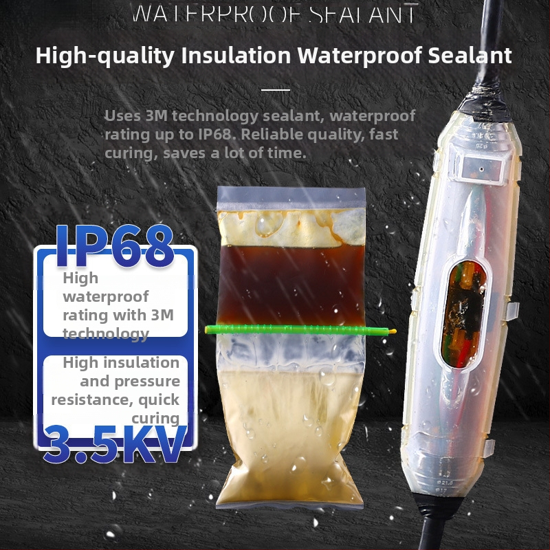 Vodootporna kutija za spojeve s punjenjem ljepilom, IP68, za kabelske spojeve rasvjetnih stupova i podvodnih pumpi