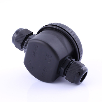 Jiabinlai IP66 kruhová vonkajšia vodotesná rozvodová skrinka, 1 vstup 1 výstup