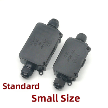 IP66 vodotesná spojovacia skriňa na káble, dva vstupy a jeden výstup, pre vonkajšie osvetlenie ulíc