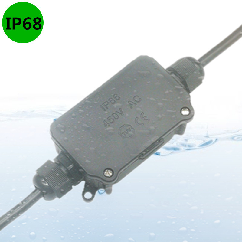 IP66 vodootporna kutija za kabelske spojeve, dva ulaza i jedan izlaz, za vanjsku rasvjetu