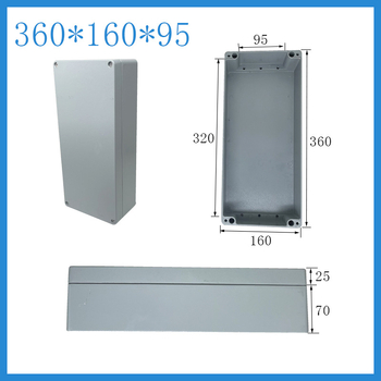 Kutija za spojeve od lijevanog aluminija, vodootporna IP66, ABS brtva, serija lijevanog aluminija