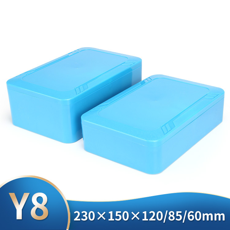 Y8 Vodootporna plastična kutija za spojeve s litijskom baterijom i gumbom za nadzor