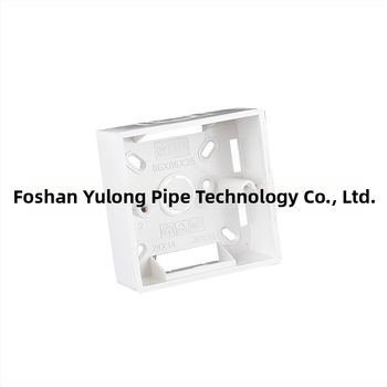 YLONG PVC hrubý 86-typ panel prepínača a zásuvky s povrchovo montovaným spodným boxom