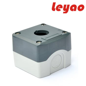 SBX01 Strojno bočno kontrolno kućište s gumbom za nužno zaustavljanje, kutija za kabelsku spajanje i svjetlosna signalizacija, 1–5 rupa, Ø22.5 mm, IP66, PC kućište