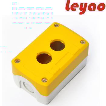 SBX01 Strojno bočno kontrolno kućište s gumbom za nužno zaustavljanje, kutija za kabelsku spajanje i svjetlosna signalizacija, 1–5 rupa, Ø22.5 mm, IP66, PC kućište