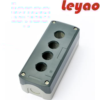 SBX01 Strojno bočno kontrolno kućište s gumbom za nužno zaustavljanje, kutija za kabelsku spajanje i svjetlosna signalizacija, 1–5 rupa, Ø22.5 mm, IP66, PC kućište