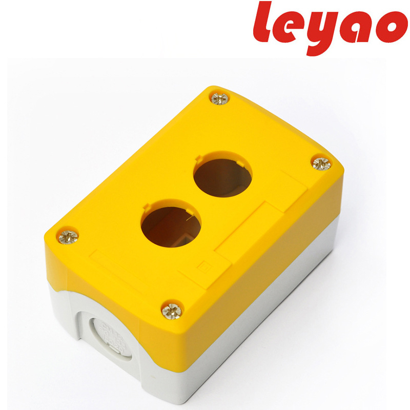 SBX01 Strojno bočno kontrolno kućište s gumbom za nužno zaustavljanje, kutija za kabelsku spajanje i svjetlosna signalizacija, 1–5 rupa, Ø22.5 mm, IP66, PC kućište