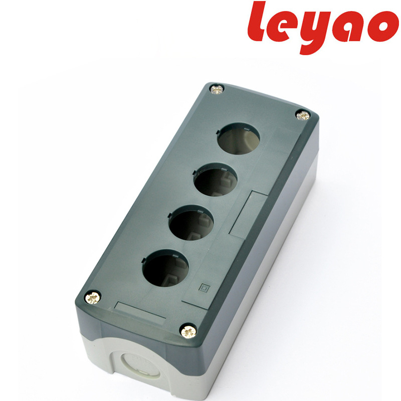 SBX01 Strojno bočno kontrolno kućište s gumbom za nužno zaustavljanje, kutija za kabelsku spajanje i svjetlosna signalizacija, 1–5 rupa, Ø22.5 mm, IP66, PC kućište