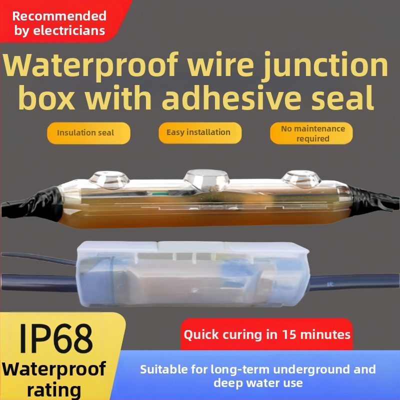 Vodotesná spojovacia skrinka s výplňou lepidla pre vonkajšie osvetlenie a káble ponorných čerpadiel (Značka Zhou ding; Rozsah použitia: široký; Bez licencovaných súkromných značiek)