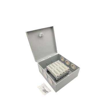Vnútorná skrinka na telefónne káble s kompatibilitou so snap-on modulmi, kapacita 50 dvojíc