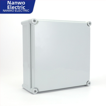 WG typ ABS vodotesný spojovací box, plastový, skrutkové tesnenie, prachotesný, pre vnútorné a vonkajšie elektrické inštalácie