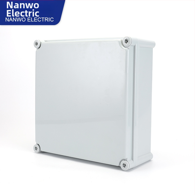 WG typ ABS vodotesný spojovací box, plastový, skrutkové tesnenie, prachotesný, pre vnútorné a vonkajšie elektrické inštalácie