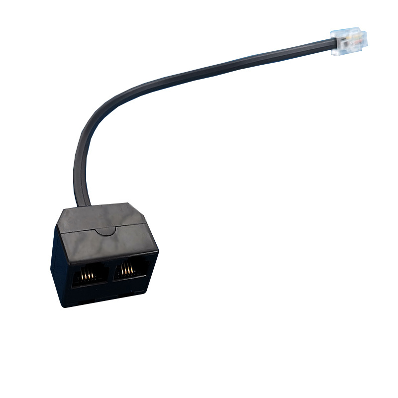 Kutija za telefonsku liniju 6P4C, 1 na 2, s vodičima