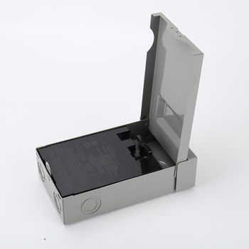 Външна водоустойчива кутия за превключвател към климатик, Plug-In, американски стил, модел PDB-60A, 60A