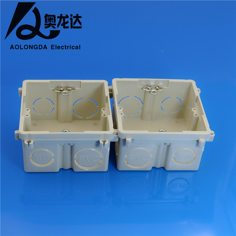 Oronda 86‑тип мултиканална вградена кутия за свързване, модел 8607PP, за 86‑тип табла за ключове и осветителни държатели