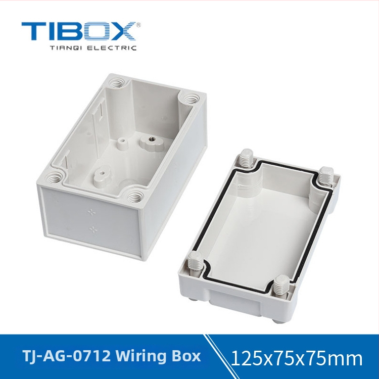 TIBOX Vonkajšia IP66 Vodeodolná Plastová Skrinka na Káble – Určená pre Veľké Budovy, Železničnú Dopravu, Továrne, Ropné Pole a Uhlové Baníctvo