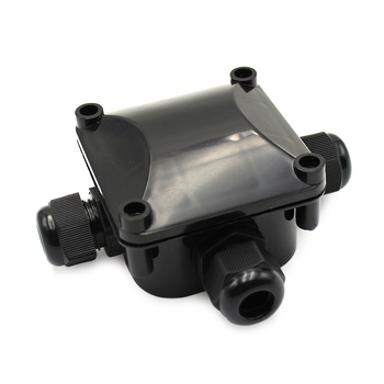 Пластмасова водоустойчива кутия за разпределение за външно използване, 1 вход 2 изход