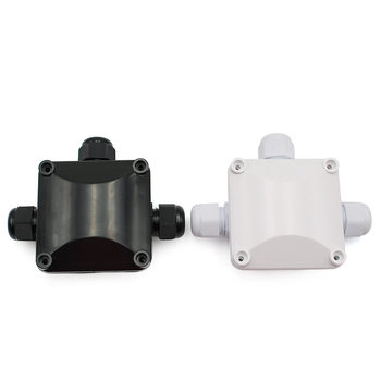 Пластмасова водоустойчива кутия за разпределение за външно използване, 1 вход 2 изход