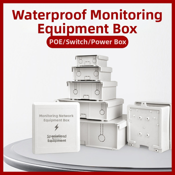 Vonkajšia vodotesná plastová skrinka pre dohľad, napájanie a rozvádzač