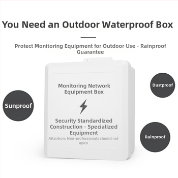 Vonkajšia vodotesná plastová skrinka pre dohľad, napájanie a rozvádzač