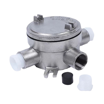 Eksplozijski otporna kutija za spojnice od nehrđajućeg čelika 304, navojni ulazi za kabel, zidna montaža, IP66