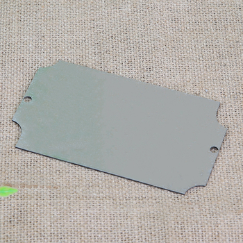 Placǎ de montaj zincatǎ pentru cutie de conexiuni impermeabilă, placă inferioară internă, placă fixare metalică — SUPERVOLT