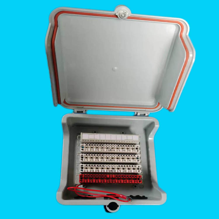 Cutie din plastic pentru distribuția cablurilor, interior, pentru rețele de transport și distribuție a energiei, 30 perechi de fibră optică, 50 perechi de module