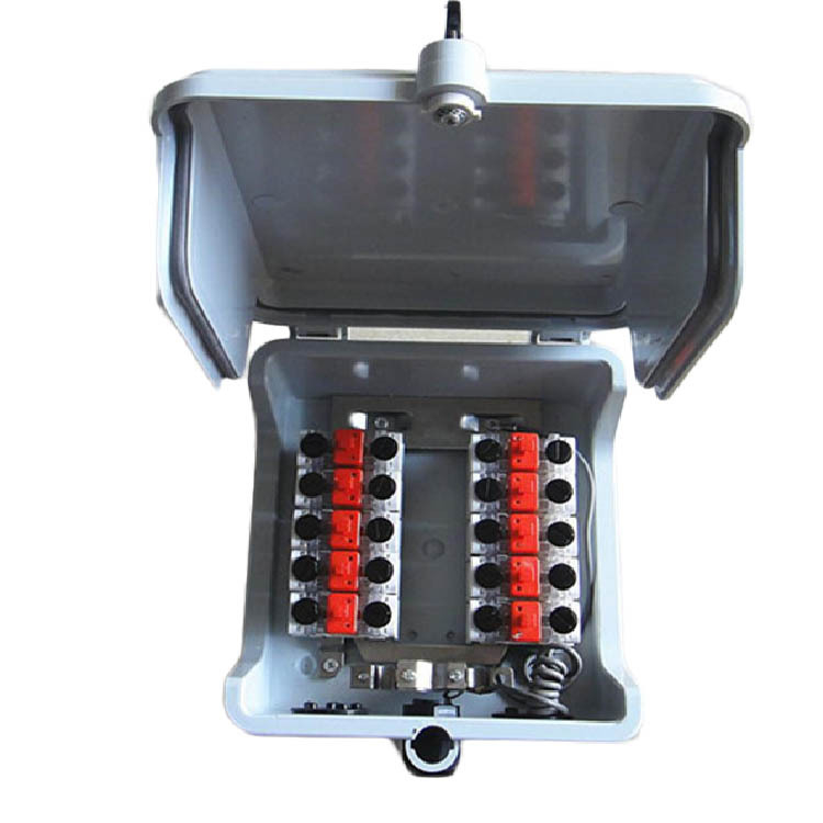 Cutie din plastic pentru distribuția cablurilor, interior, pentru rețele de transport și distribuție a energiei, 30 perechi de fibră optică, 50 perechi de module