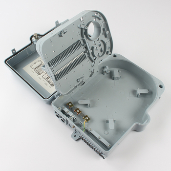 Cutie de distribuție a fibrei optice 1×16 – 16 fibre GPON/EPON, montaj exterior pe stâlp sau pe perete