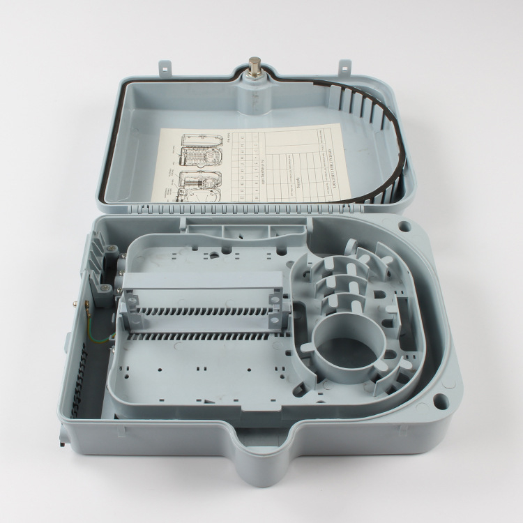 Cutie de distribuție a fibrei optice 1×16 – 16 fibre GPON/EPON, montaj exterior pe stâlp sau pe perete