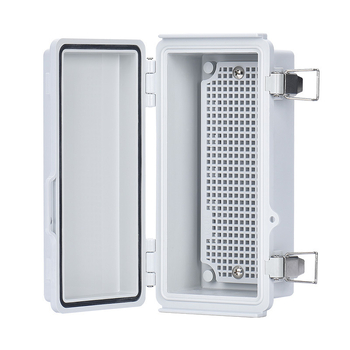 Cutie de distribuție din plastic ABS, impermeabilă, pentru exterior, cu încuietoare