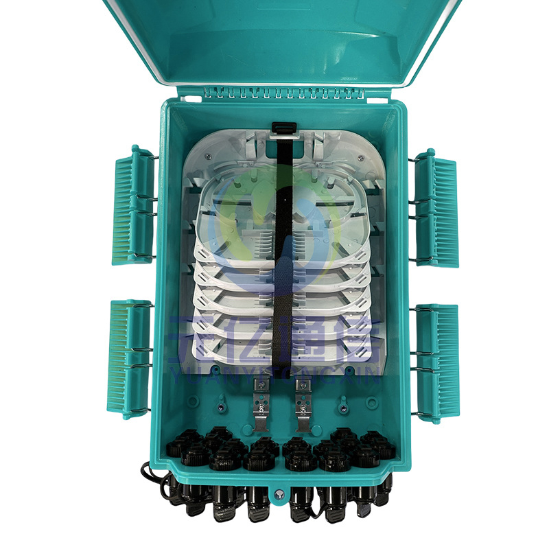 FTTH optická krabica, vnútorná spojovacia/terminálna skrinka, IP65, na stenu, ABS materiál