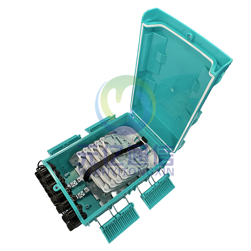 FTTH optická krabica, vnútorná spojovacia/terminálna skrinka, IP65, na stenu, ABS materiál