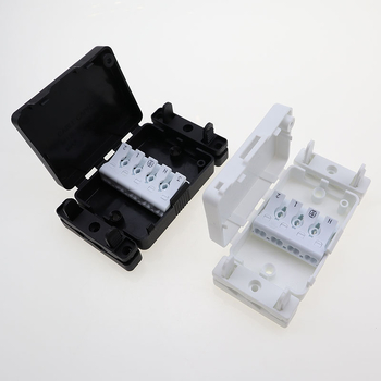 JS528 cutie de conexiuni praf‑rezistentă cu cinci intrări și cinci ieșiri, terminale cu presiune dublă, standard european