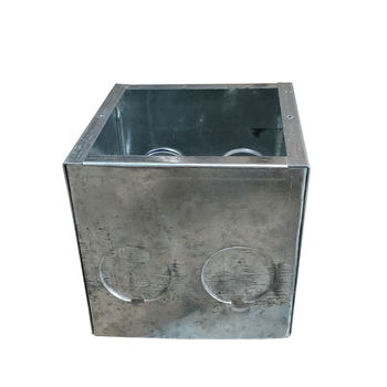 Cutie de conexiuni sigilată din metal, galvanizată, pentru cutii de trecere rutieră și de tunel, încorporată.