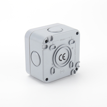 Minte εξωτερικός αδιάβροχος διακόπτης 20A, με κουτί διακλάδωσης προστατευόμενο από πιτσιλίσματα, για κήπο και εσωτερικό μπάνιο