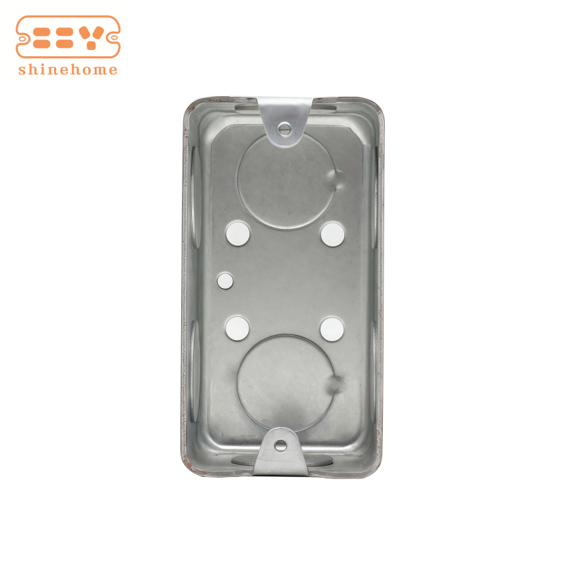 Cutie de joncțiune dreptunghiulară, carcasă și capac din oțel galvanizat, IP66, montaj pe perete